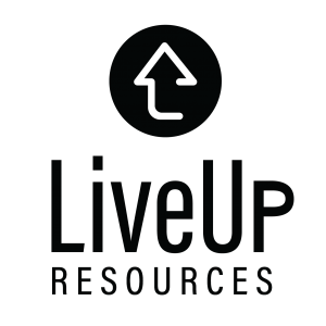 LiveUp Resources logo.