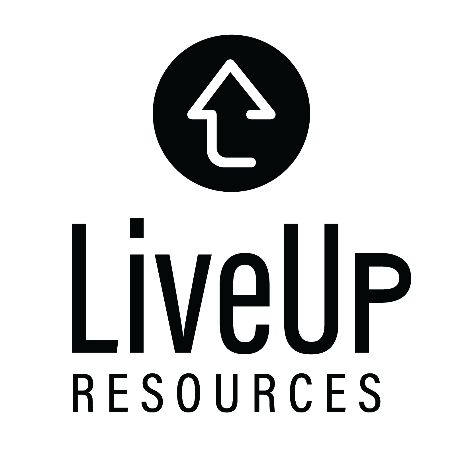 LiveUp Resources logo.