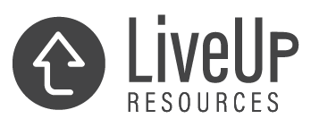 LiveUp Resources logo.